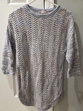 Chico's Women's Pull Over Multicolor Tight Knit Sweater Size 3/Large